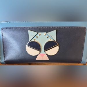 Kate Spade Cat Kitten Continental Wallet